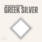 Tovaglioli Grandi Greek Silver • 20pz
