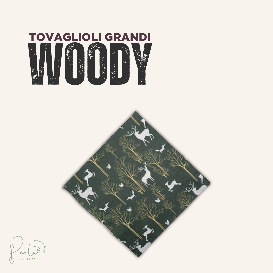 Tovaglioli Grandi Woody •  20pz