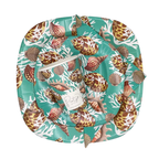 PartyBIO Perle Marine, Set di Stoviglie Monouso biodegradabili per Feste con Piatti Carta, Bicchieri Carta, Tovaglioli.