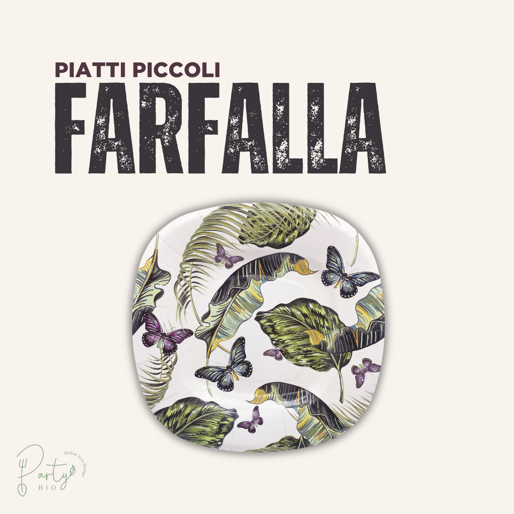 Piatti Farfalle • Piatti Piccoli • 20pz