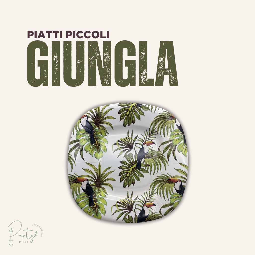 Piatti Giungla • Piatti Piccoli • 20pz