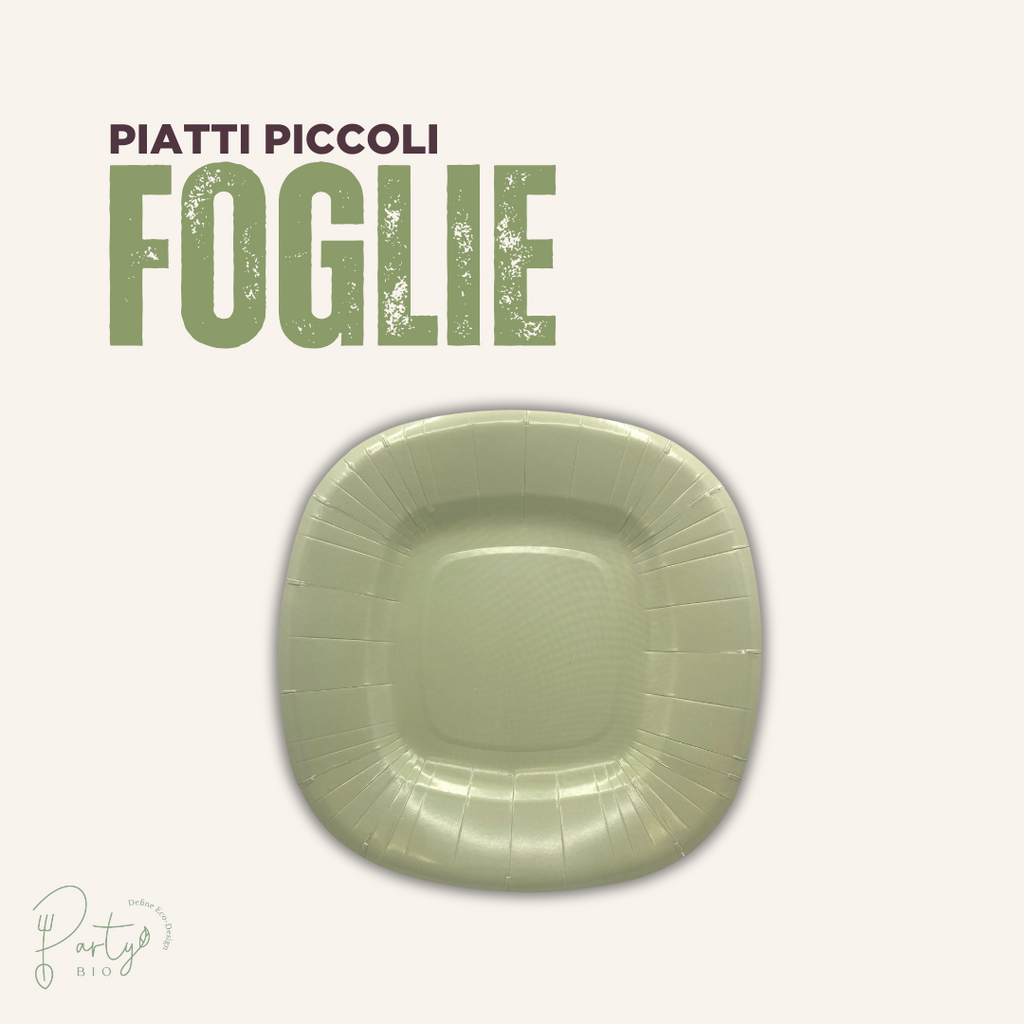 Piatti Foglie •Piatti Piccoli • 20pz