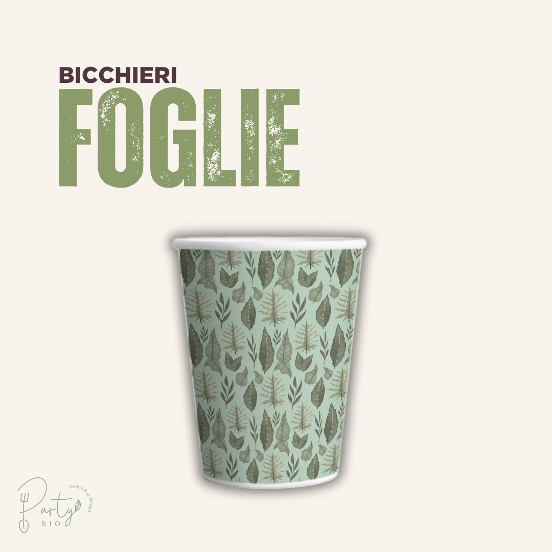 Bicchieri Foglie • 250ml • 20pz