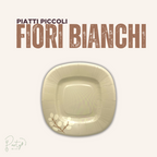 Piatti Fiori Bianchi • Piatti Piccoli • 20pz