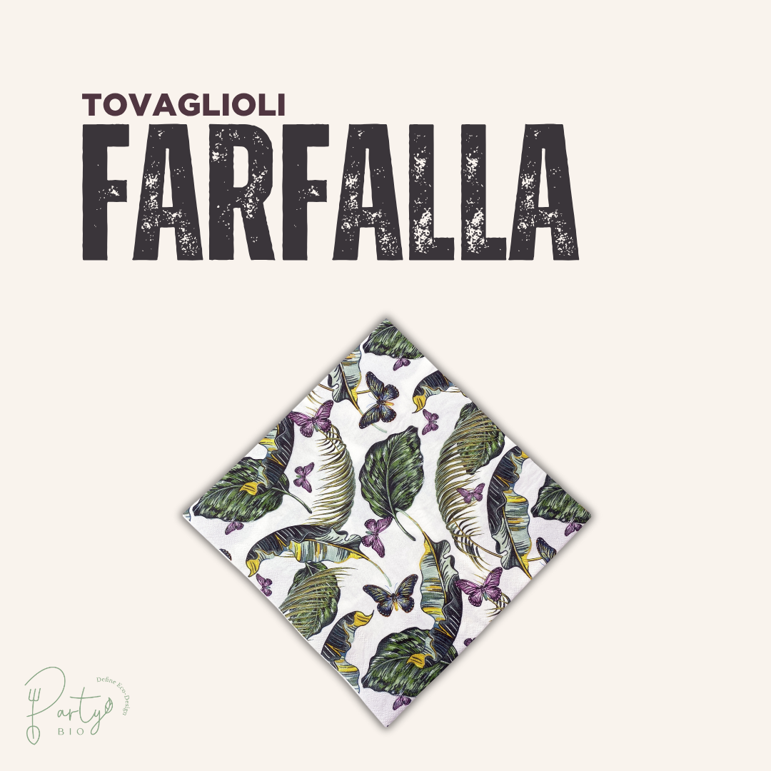Tovaglioli Farfalla • Grandi • 50pz