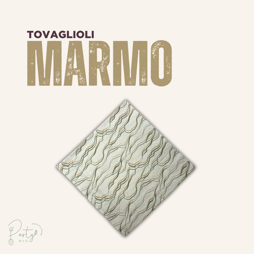 Tovaglioli Marmo • Grandi • 50pz