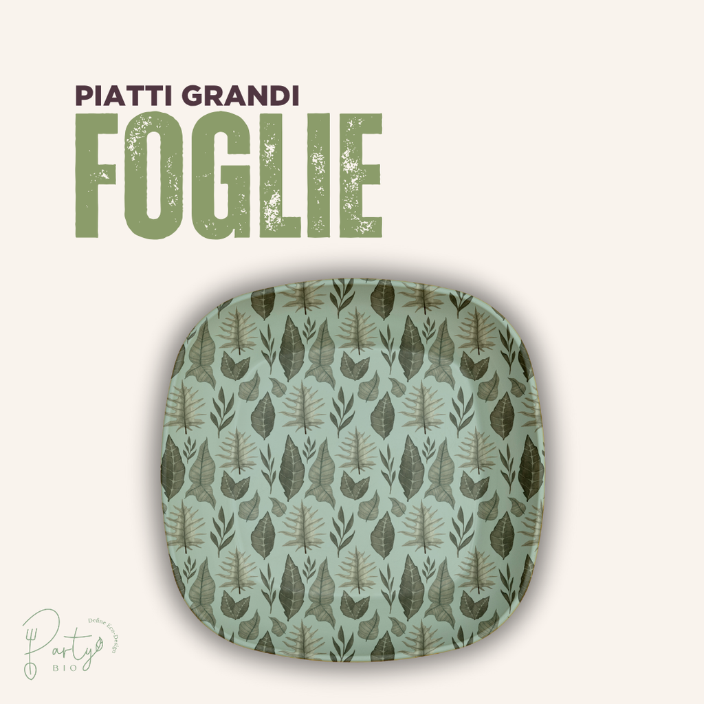 Piatti Foglie • Piatti Grandi • 20pz