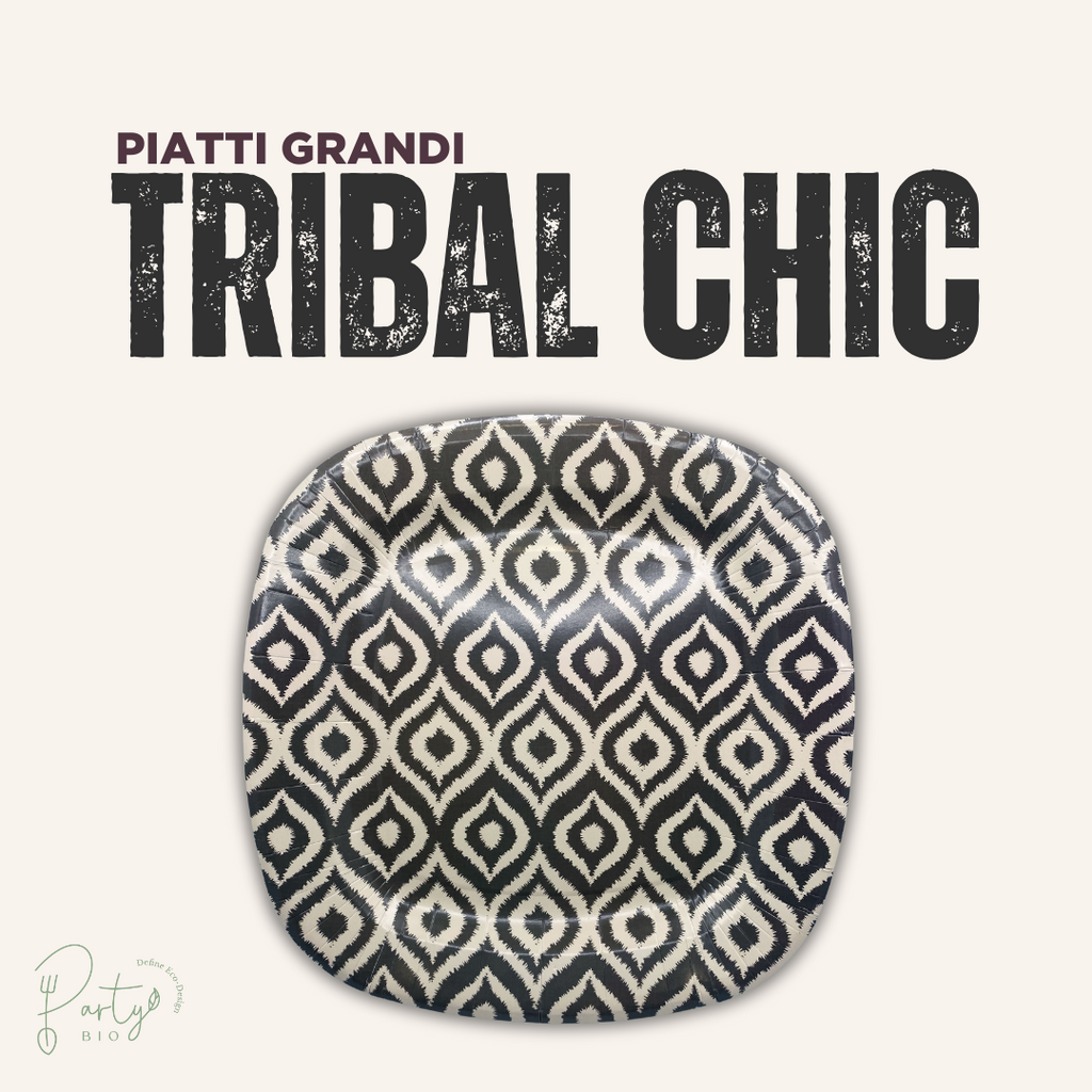 Piatti Tribal Chic • Piatti Grandi • 20pz