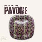 Piatti Pavone • Piatti Grandi • 20pz
