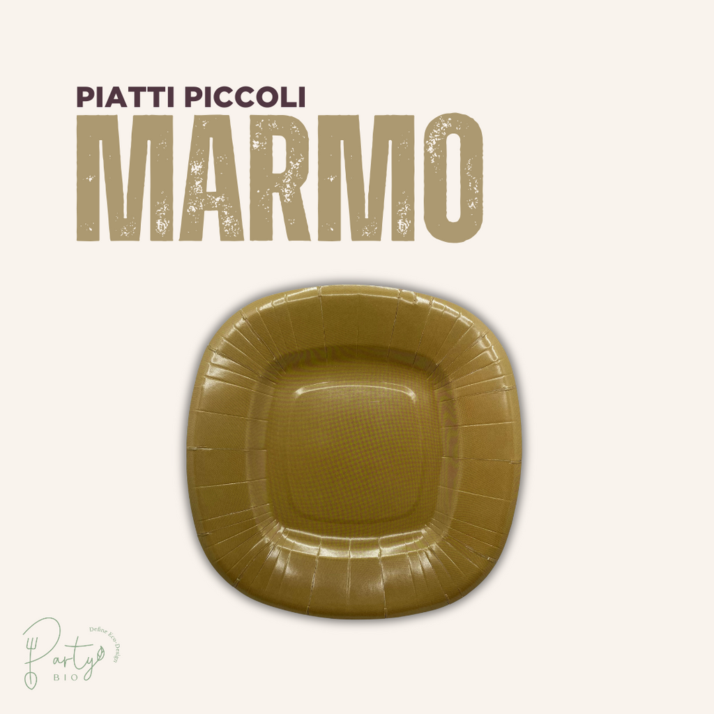 Piatti Marmo • Piatti Piccoli • 20pz