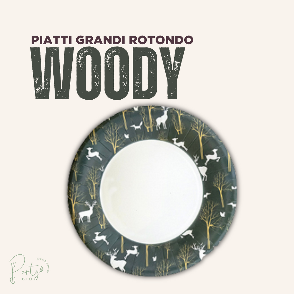 Piatti Grandi Woody Rotondo • 8pz