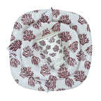 PartyBIO Corallo, Set di Stoviglie Monouso biodegradabili per Feste con Piatti Carta, Bicchieri Carta, Tovaglioli.