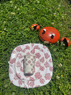 PartyBIO Corallo, Set di Stoviglie Monouso biodegradabili per Feste con Piatti Carta, Bicchieri Carta, Tovaglioli.