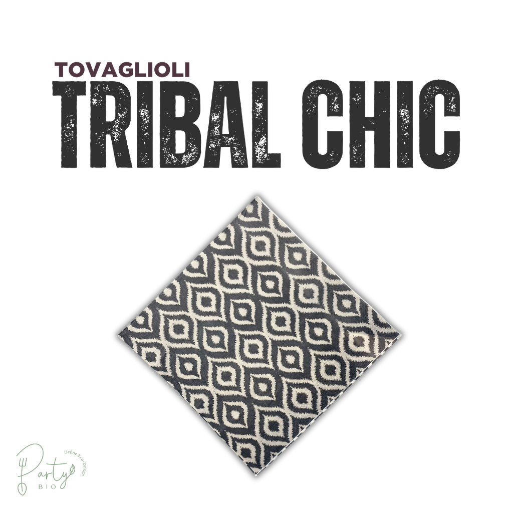 Tovaglioli Tribal Chic • Grandi • 50pz