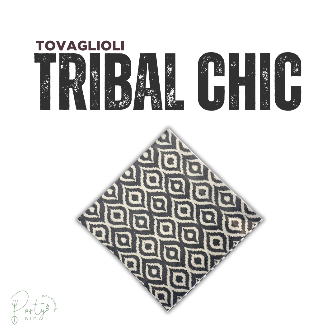 Tovaglioli Tribal Chic • Grandi • 50pz