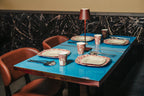 PartyBIO Set Fiori Bianchi, Set di Stoviglie Monouso biodegradabili per Feste con Piatti Carta, Bicchieri Carta, Tovaglioli.
