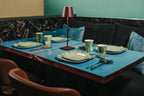 PartyBIO Foglie, Set di Stoviglie Monouso biodegradabili per Feste con Piatti Carta, Bicchieri Carta, Tovaglioli.