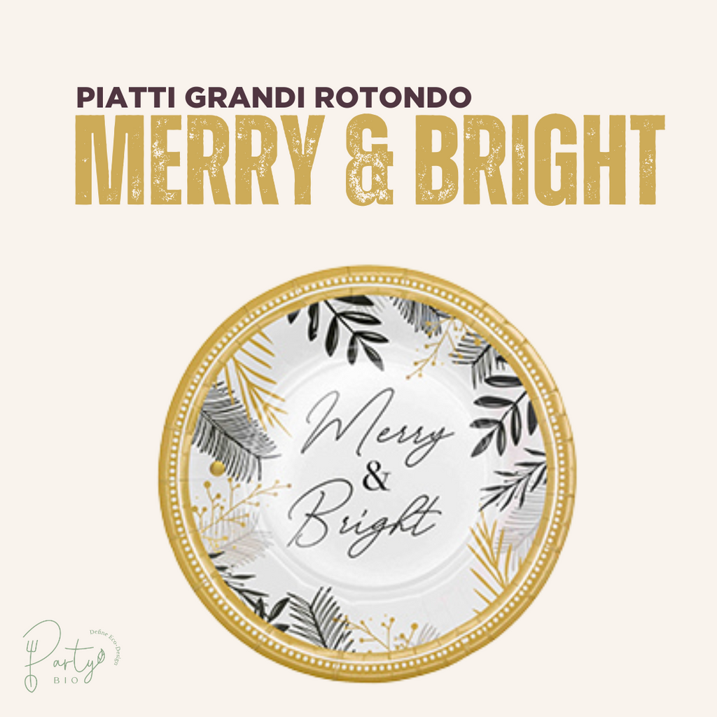 Piatti Grandi Merry & Bright Round • 8pz