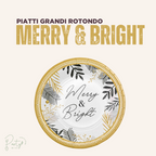Piatti Grandi Merry & Bright Round • 8pz