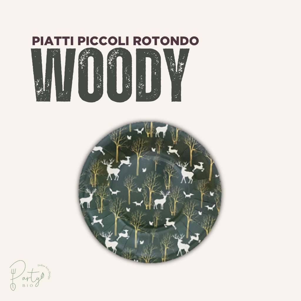Piatti Piccoli Woody Rotondo • 8pz