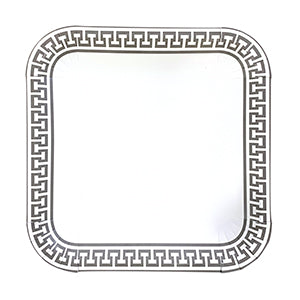 Piatti Piccoli Greek Silver Quadrato • 8pz