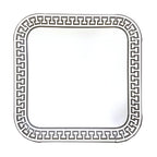 Piatti Piccoli Greek Silver Quadrato • 8pz