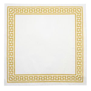 Tovaglioli Grandi Greek Gold  • 20pz