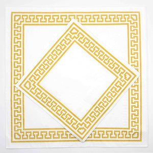 Tovaglioli Piccoli Greek Gold • 20pz