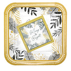 Piatti Grandi Merry & Bright Quadrato • 8pz