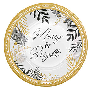 Piatti Grandi Merry & Bright Round • 8pz