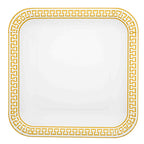 Piatti Grandi Greek Gold Quadrato • 8pz