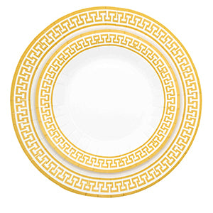 Piatti Piccoli Greek Gold Rotondo • 8pz