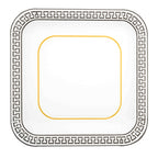 Piatti Grandi Greek Silver Quadrato • 8pz