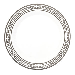 Piatti Piccoli Greek Silver Rotondo • 8pz