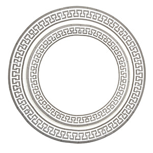 Piatti Grandi Greek Silver Rotondo • 8pz